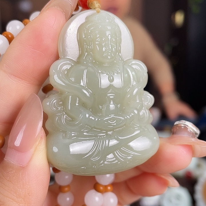 和田玉未镶嵌颈饰定制发货