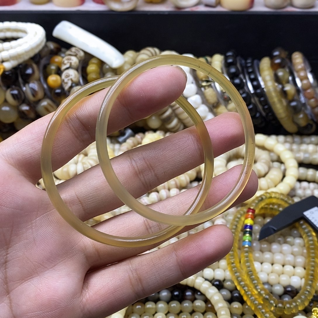 ╰***笑手串/手链牛骨精美人工养殖羊角