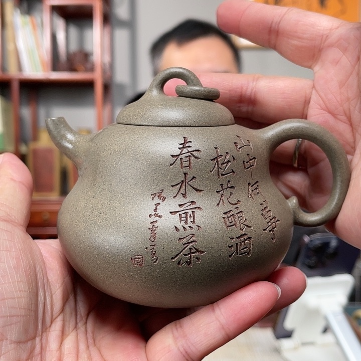 段泥茶壶蟹壳青葫芦宝宝