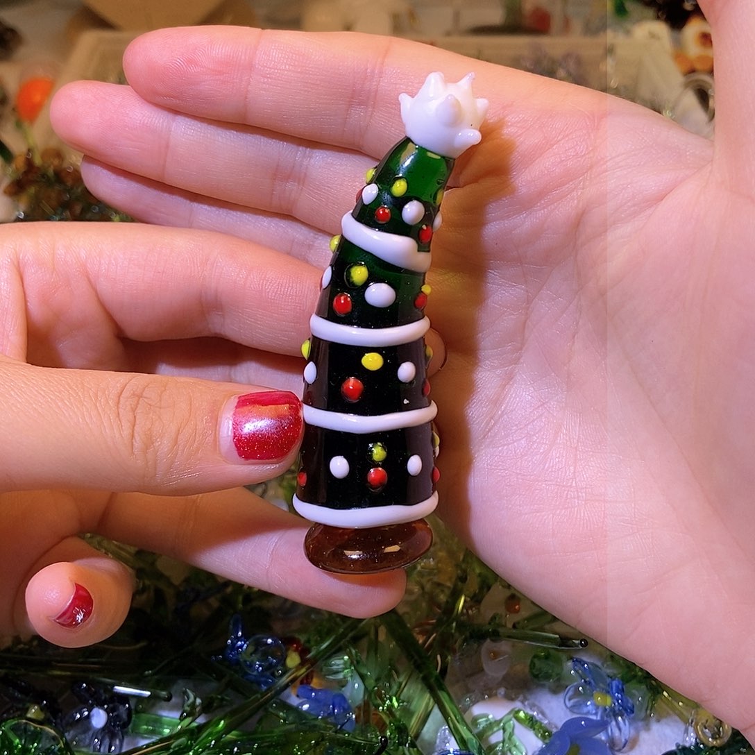 琉璃手工艺品歪脖子