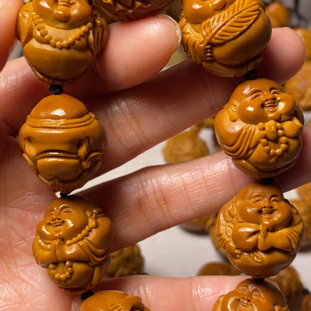 橄榄核手串/手链八大弥勒1.9 