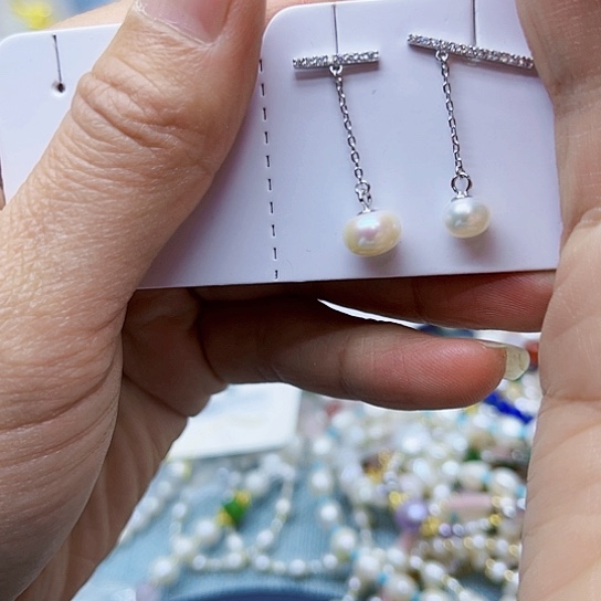 淡水珍珠材料银S925镶嵌