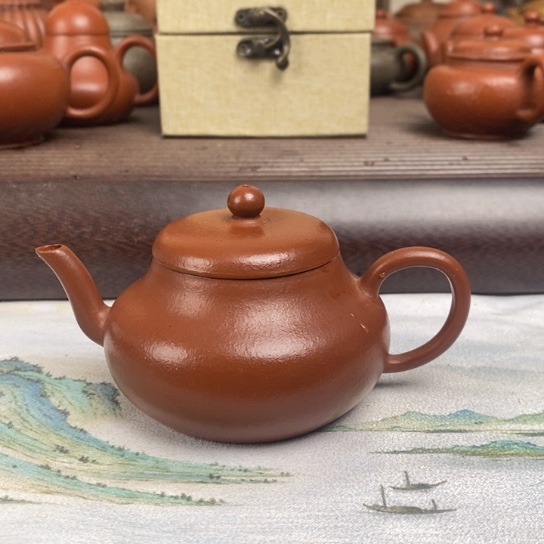 茶***缘紫砂茶壶黄龙山朱泥君德壶