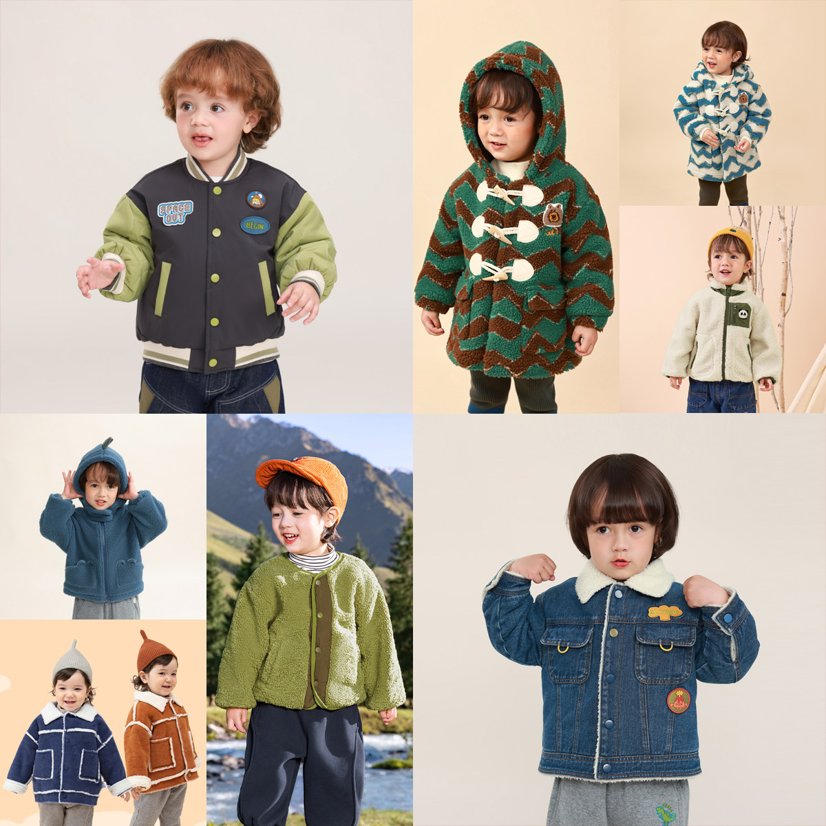 CICIIBEAR/齐齐熊【反季毛绒外套合集】2025保暖棉服断码不补！     