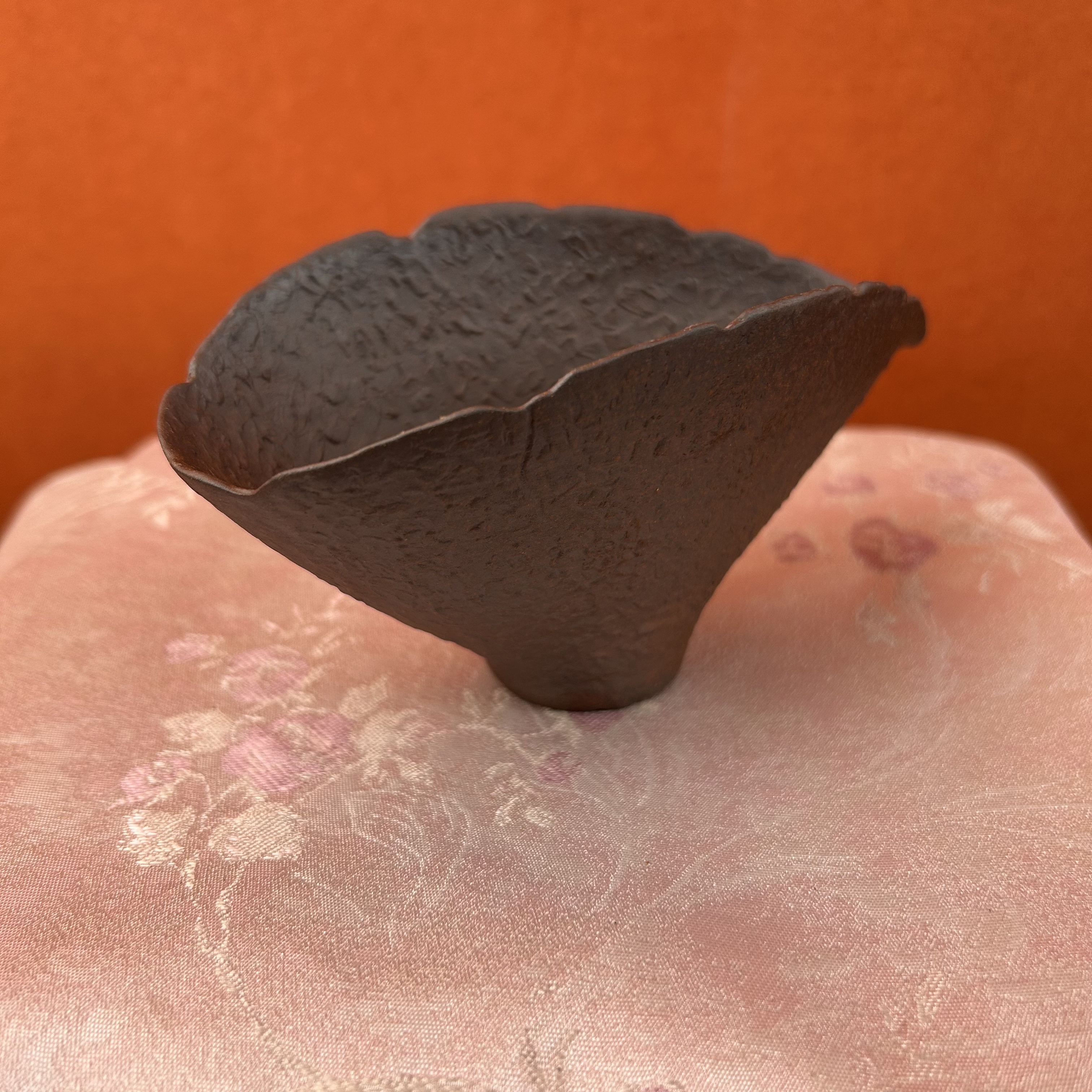 粗陶老岩泥公道杯茶海素慕堂防烫原矿复古侘寂风公杯功夫茶具可养