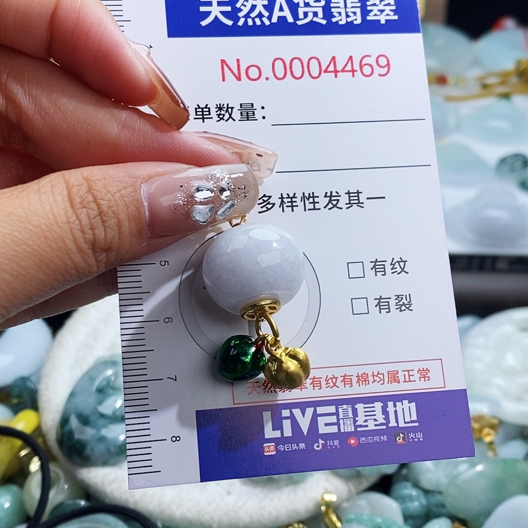 翡翠未镶嵌颈饰4469