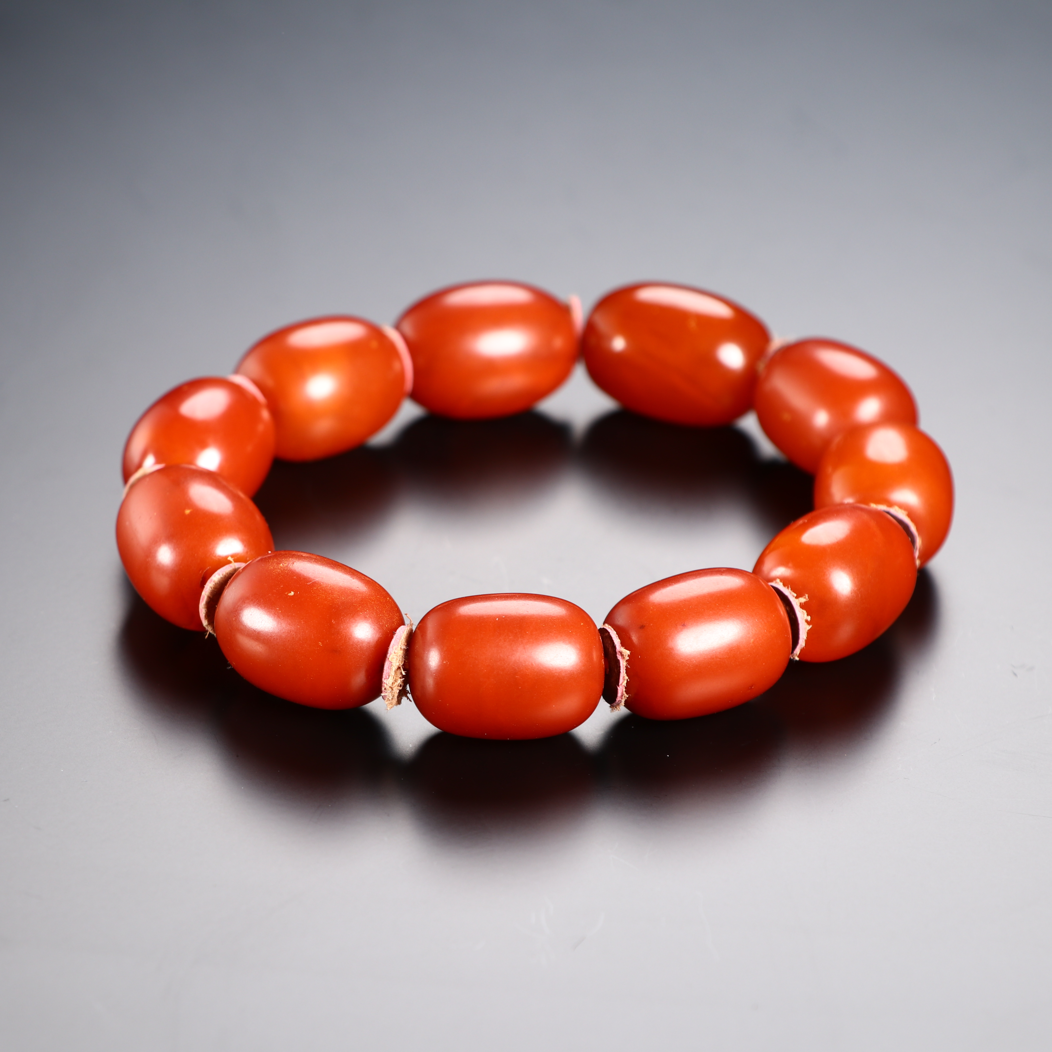 《博古文物》- 蜜蜡手串-TH-250222