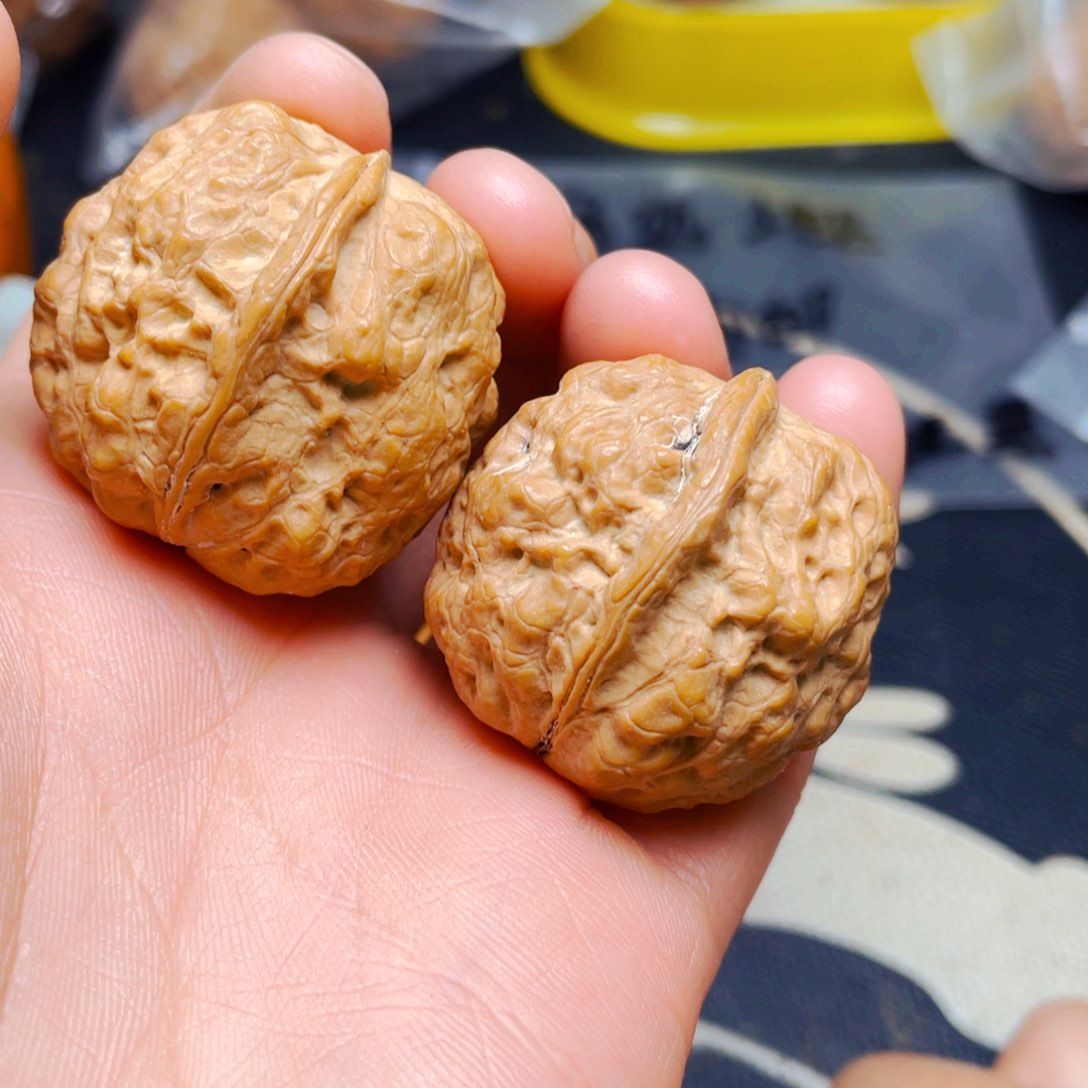 文玩核桃把件唐诗金蝉