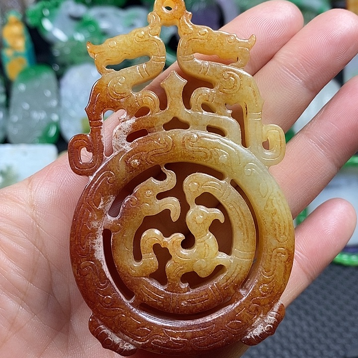 紫金钵盂菩提吊坠