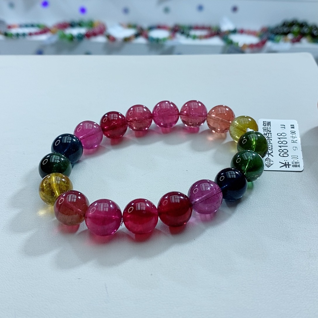 碧玺手链未镶嵌手链