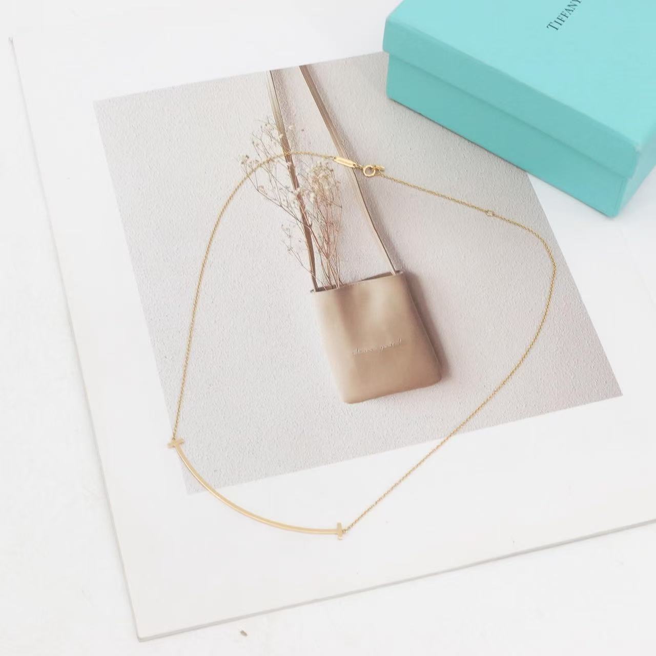 99新 Tiffany & Co./蒂芙尼 蒂芙尼au750笑脸大号金色35327118