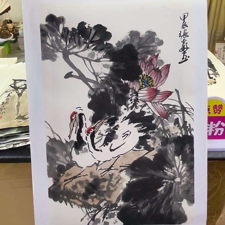 国画张圣敏先生纯手绘作品
