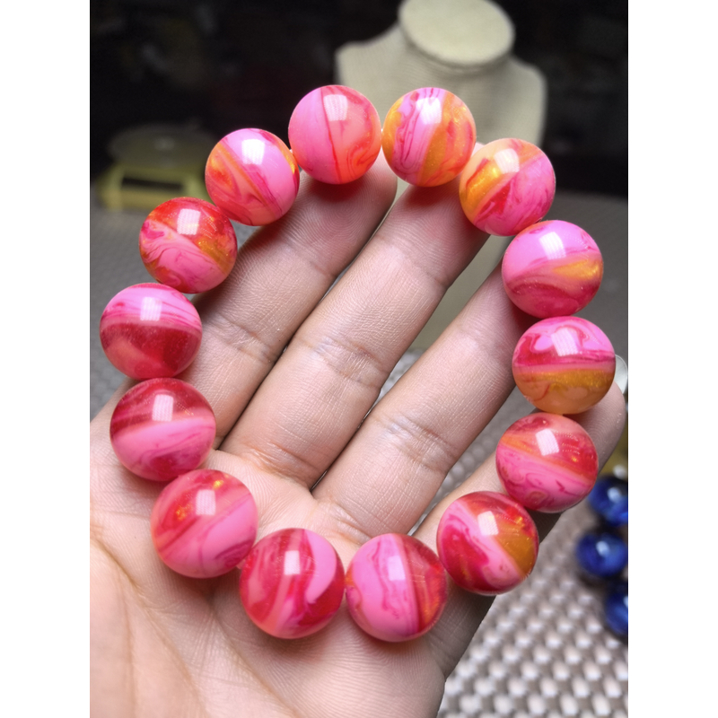 A100 16mm粉手串(多样性发其一)