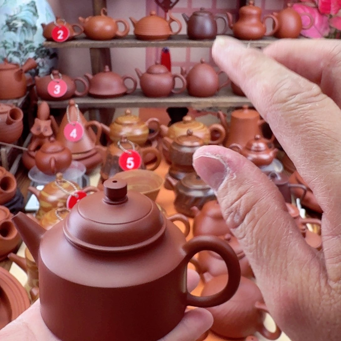 紫砂茶壶德钟1 2 5 C c手拉
