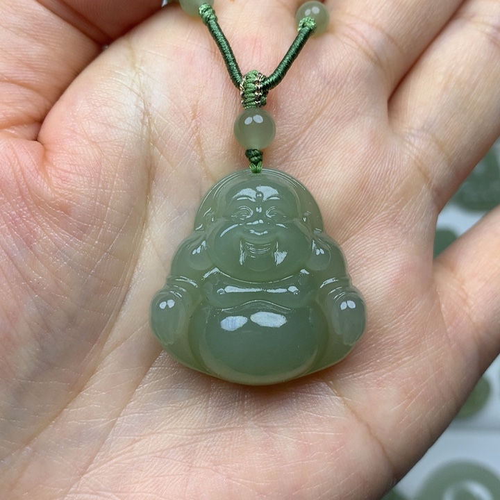 和田玉挂件未镶嵌高*姐