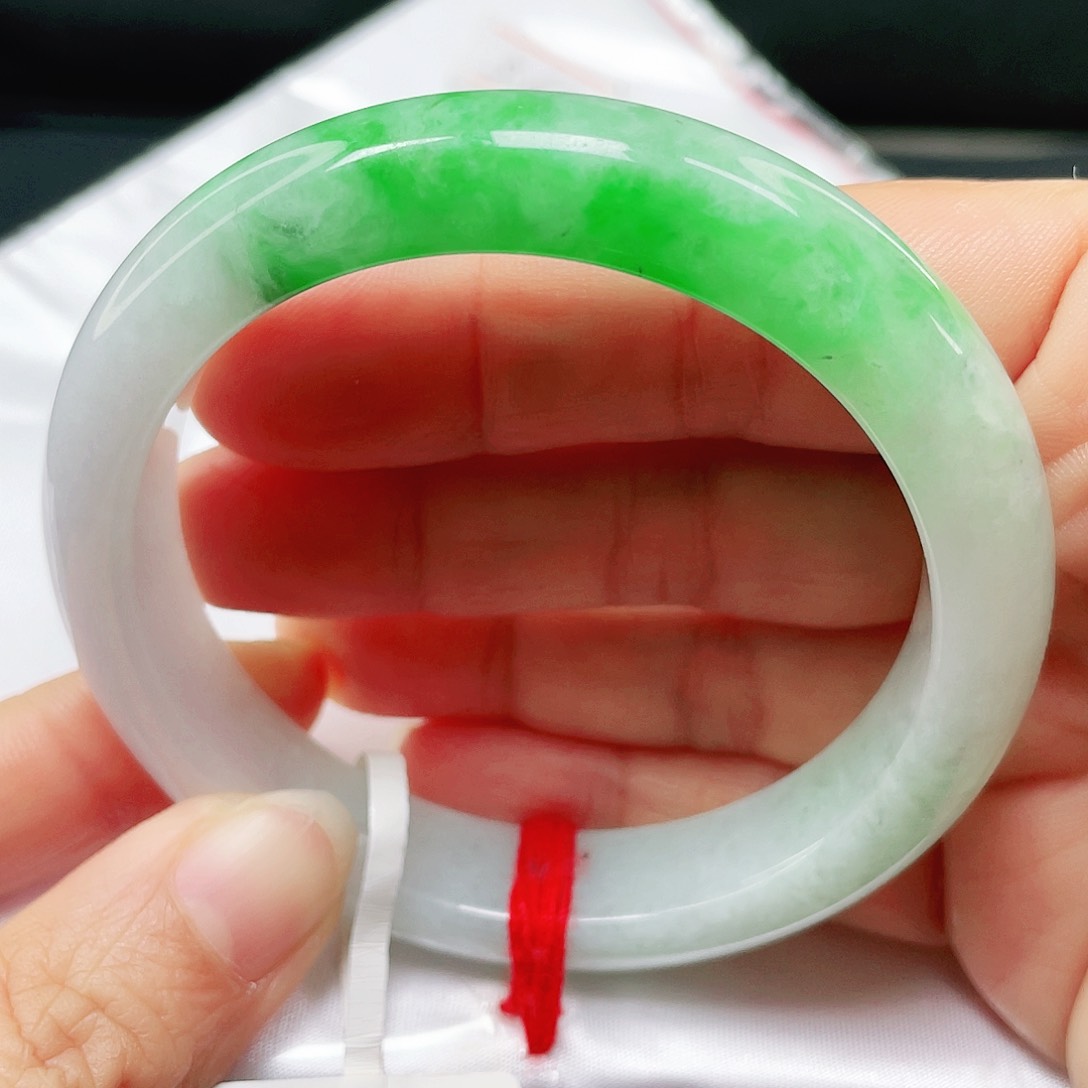 未镶嵌手镯翡翠正圈56.8。021