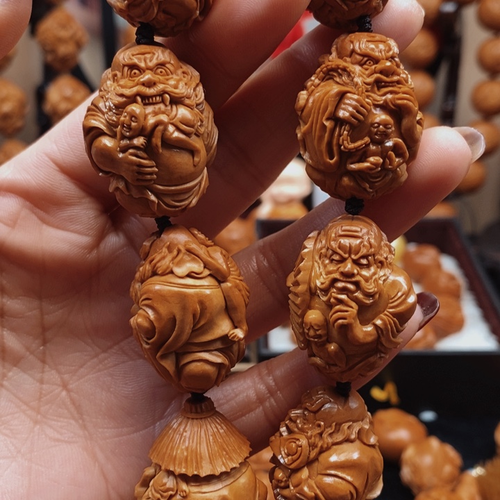 橄榄核手串/手链手工钟馗2.4