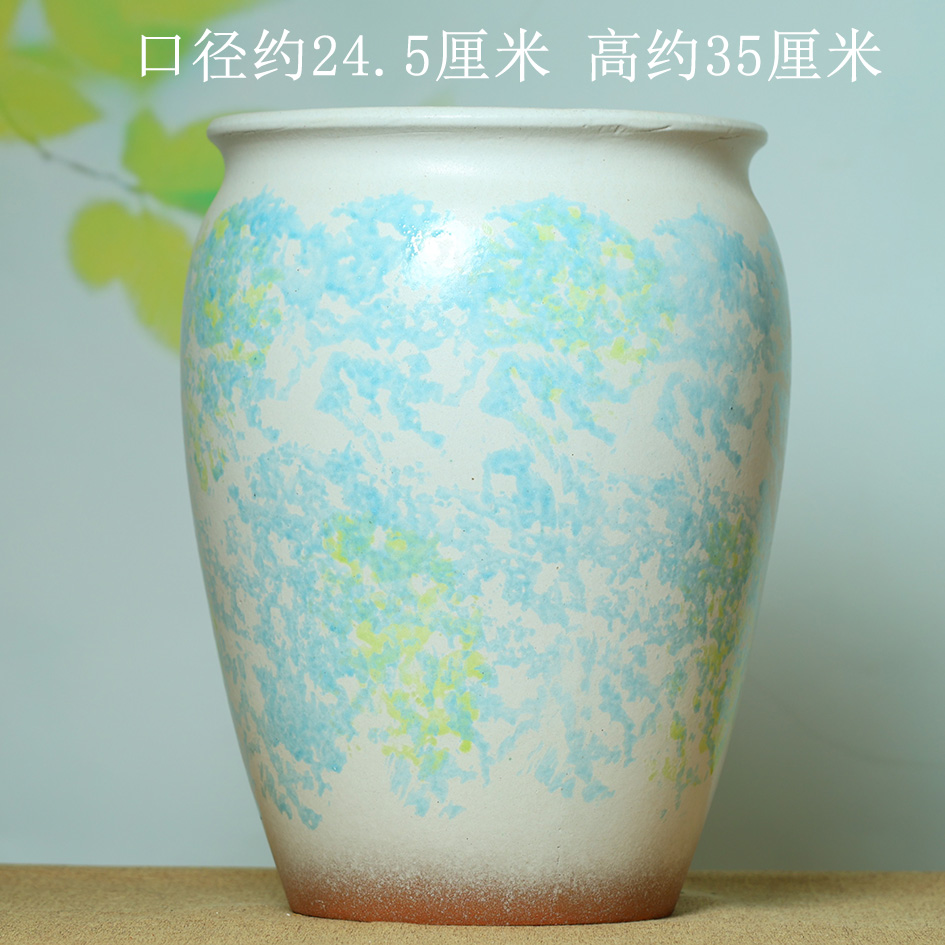 特价有孔多肉花盆粗陶多肉植物法师紫砂兰花陶瓷大号陶罐法师花盆