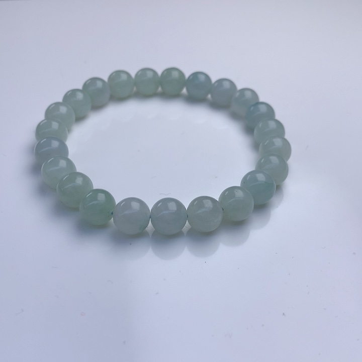 翡翠手串未镶嵌8.3mm！