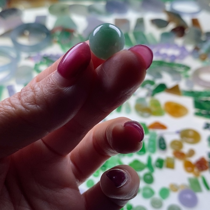 翡翠未镶嵌挂件天然翡翠