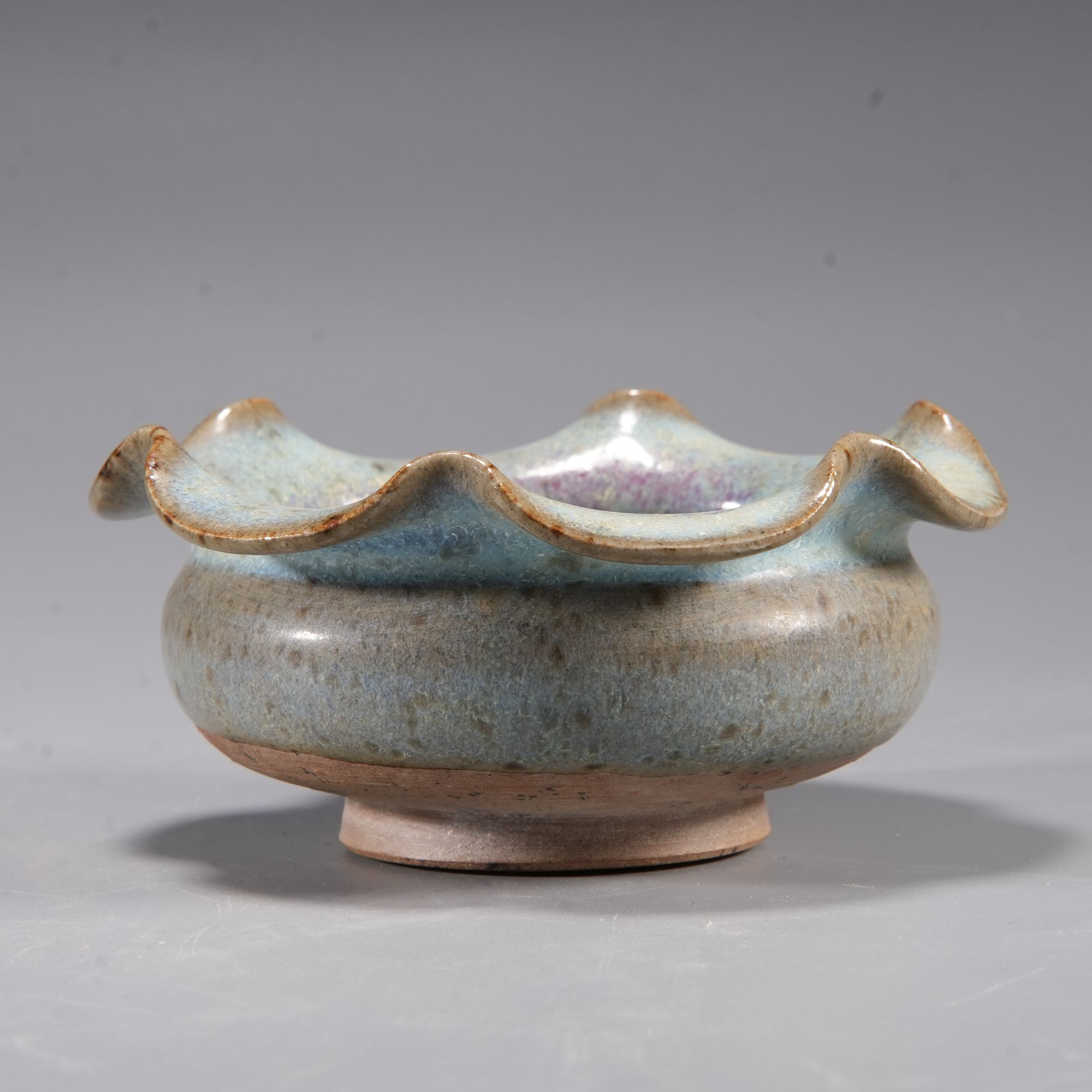 wk18/明代 钧窑花口香炉【华豫之门甄选】