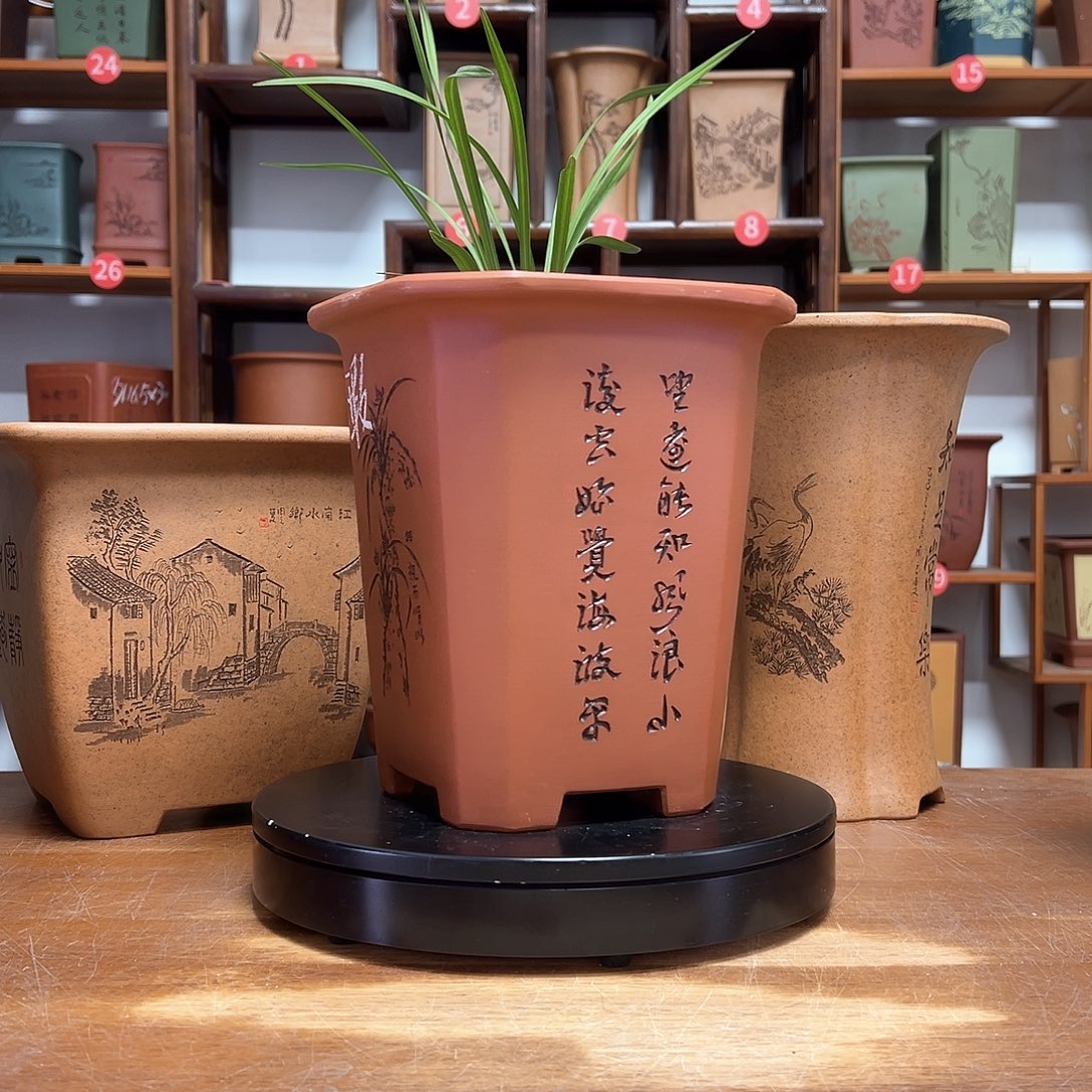 嘉***叶紫砂花盆363636363636