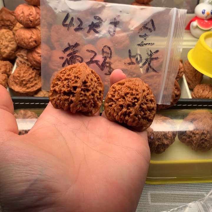吊坠文玩核桃42尺寸全品满天星