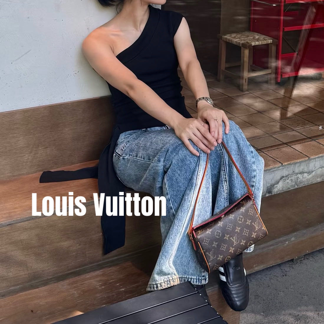 修复品619636/LouisVuitton/路易威登老花表参道包