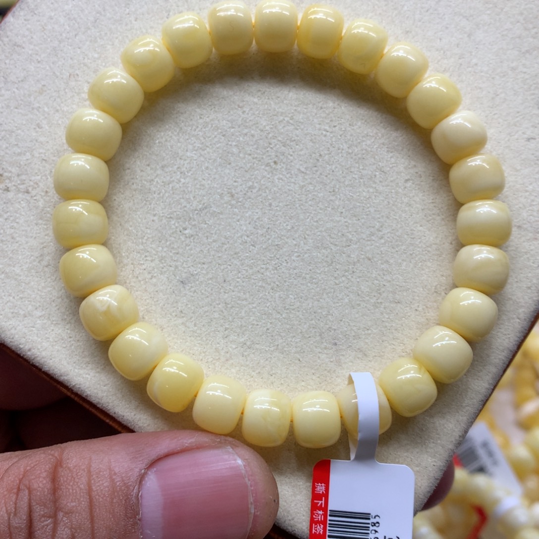 蜜蜡未镶嵌手链蜜蜡