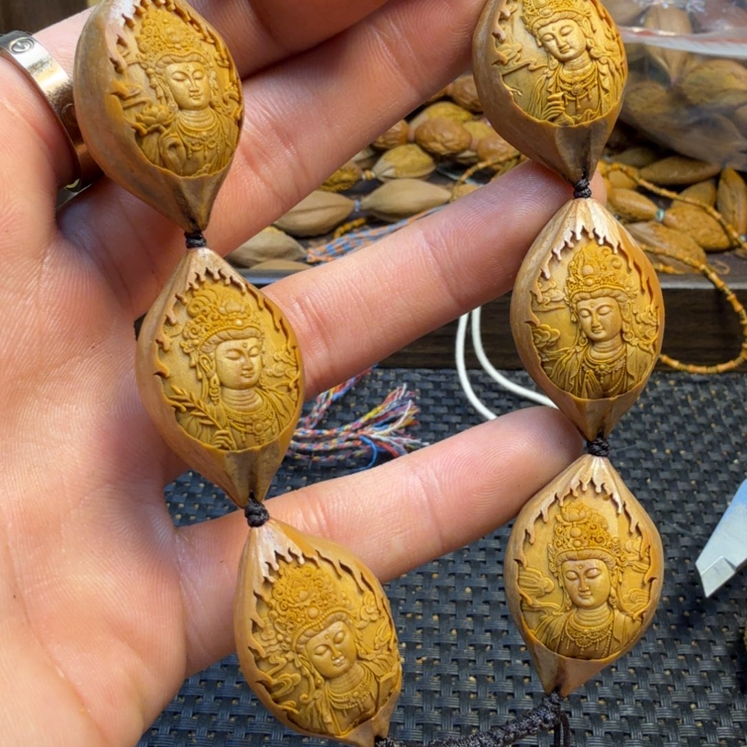 橄榄核手串/手链四花观音