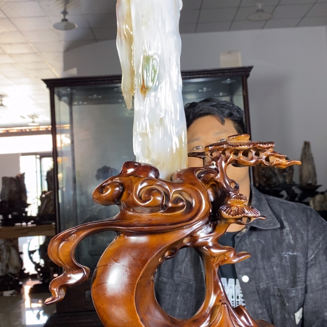 硅化玉未镶嵌珠宝奇石