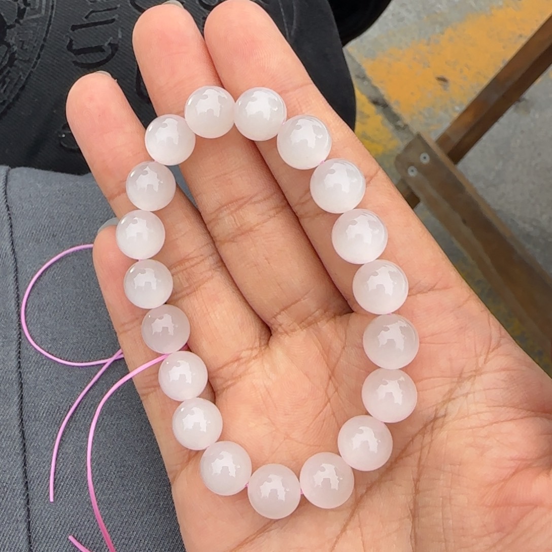 和田玉未镶嵌手串卡10