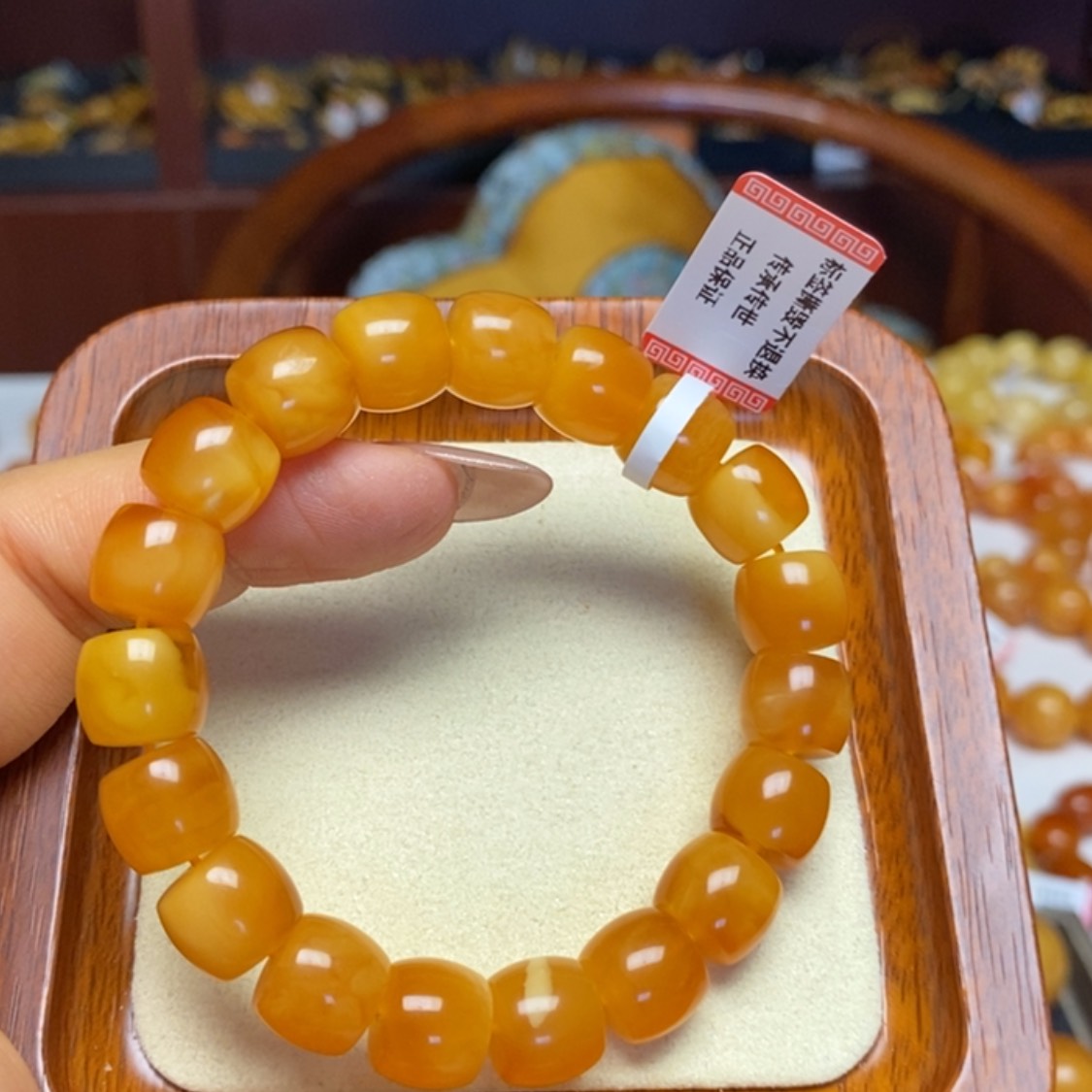 【闪购商品】蜜蜡手链未镶嵌手串