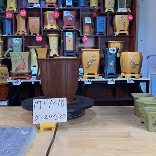 【闪购商品】陶瓷紫砂花盆