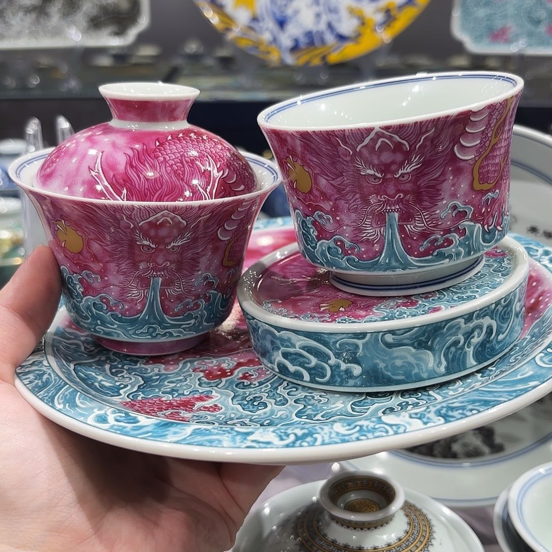瓷片景德镇瓷器艺术半手