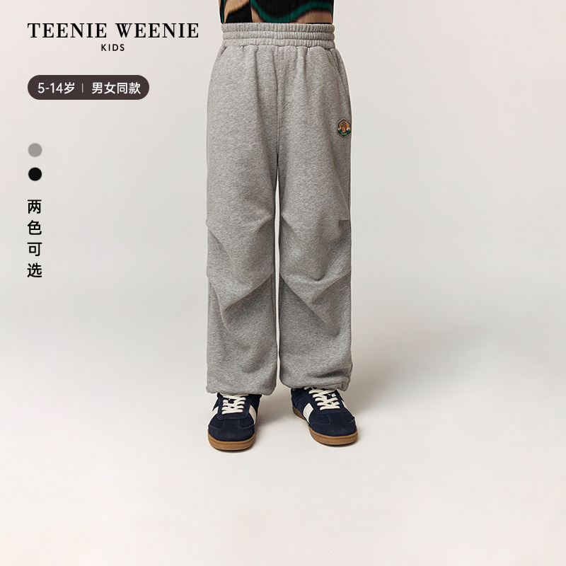 TeenieWeenie Kids小熊童装25秋冬阔腿加绒工装长裤TKTM258978N