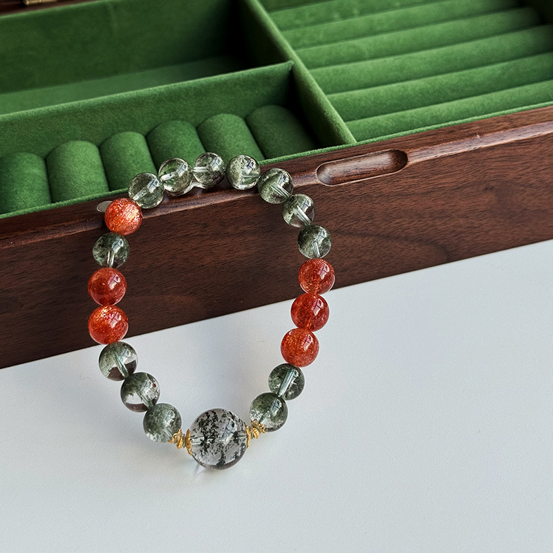 【晟伊】地库绿幽灵配比手串