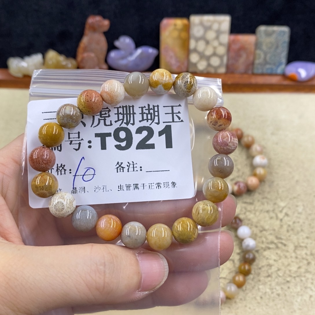 硅化珊瑚（珊瑚玉）1未镶嵌玲*啊