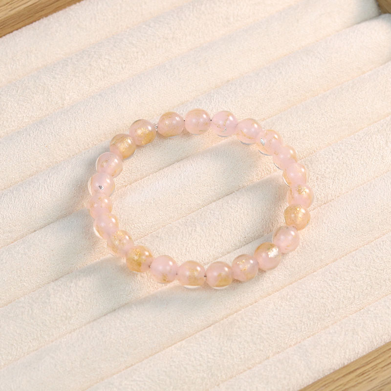 手工烧制琉璃手串金银箔工艺 8mm