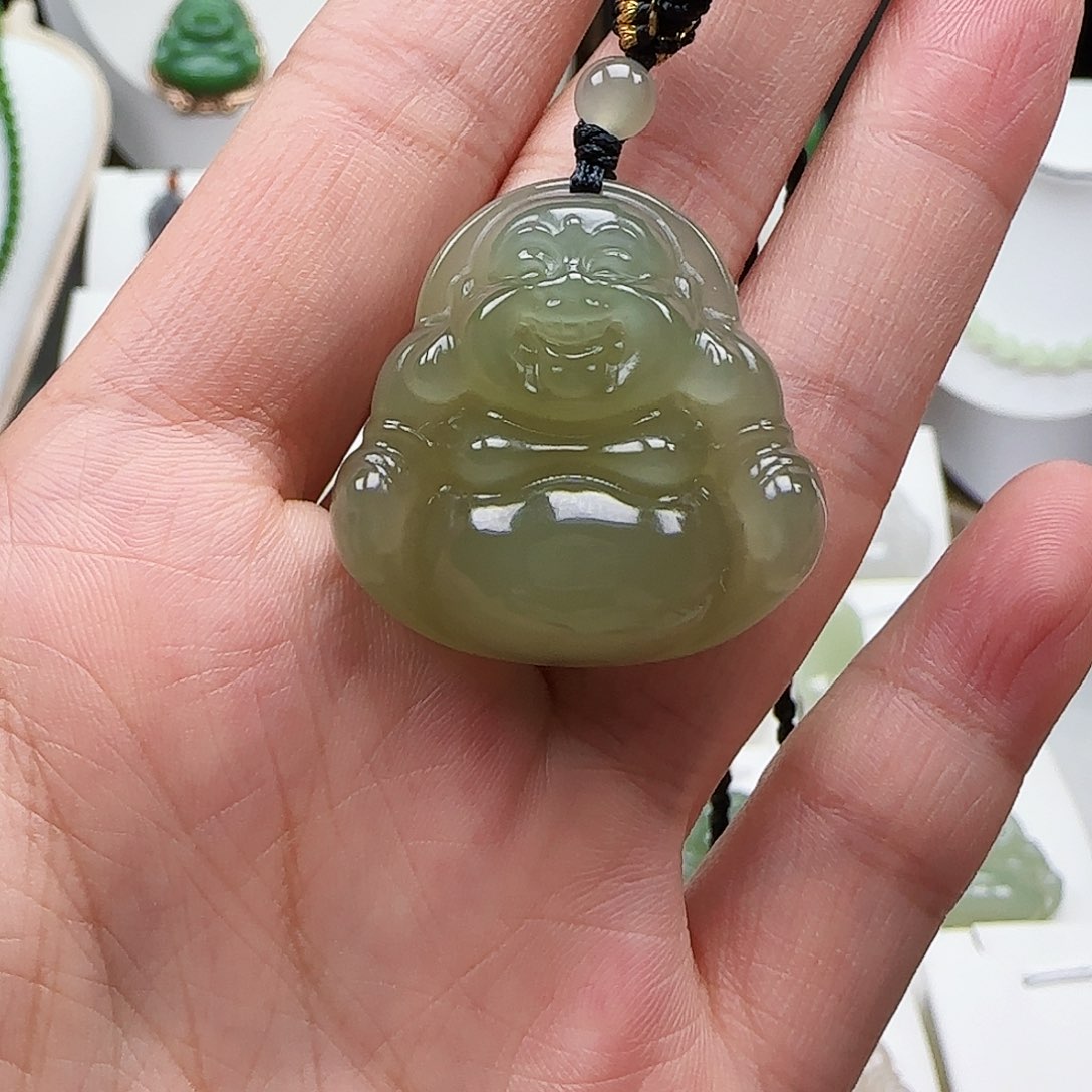 和田玉未镶嵌颈饰30