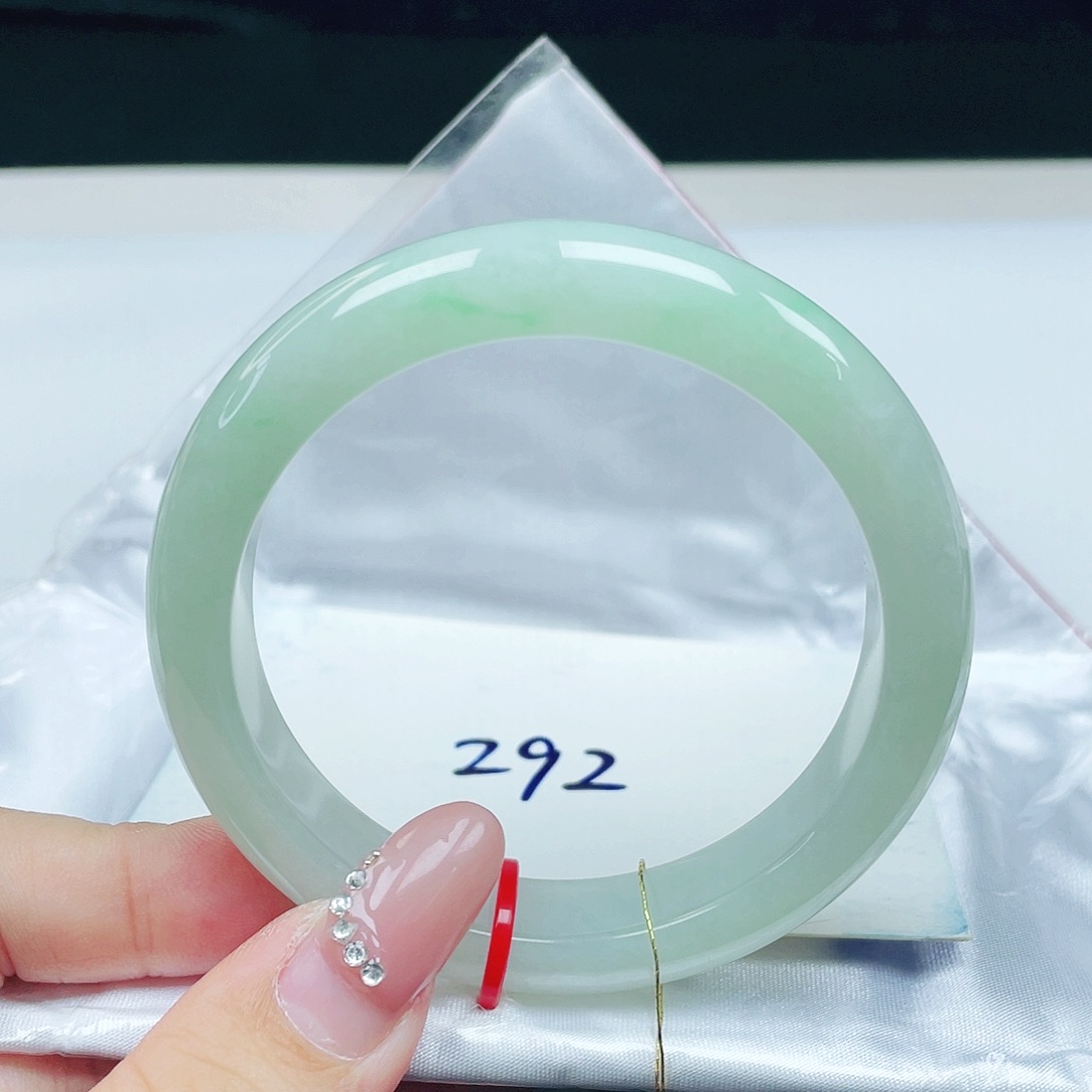 翡翠未镶嵌手镯 泥鳅背正圈56+