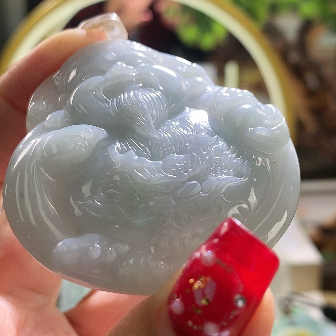 【闪购商品】翡翠颈饰未镶嵌财神