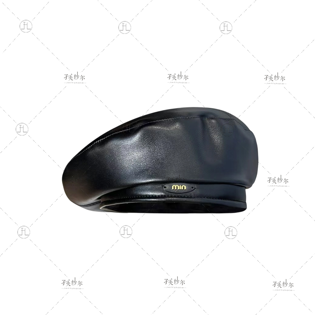 min字母标皮质贝雷帽