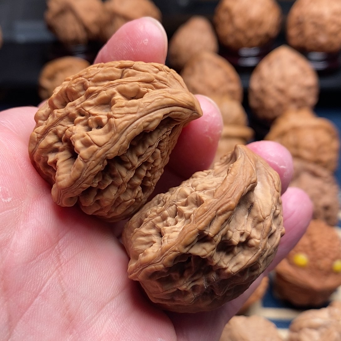 文玩核桃把件39蛇头