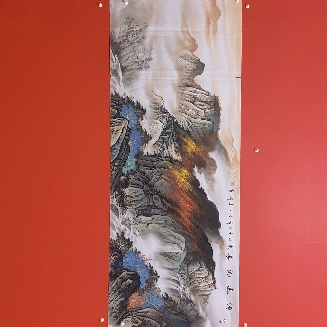 国画山水花鸟国画作品