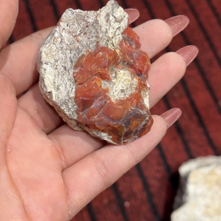 毛****玛瑙/玉髓合金颈饰