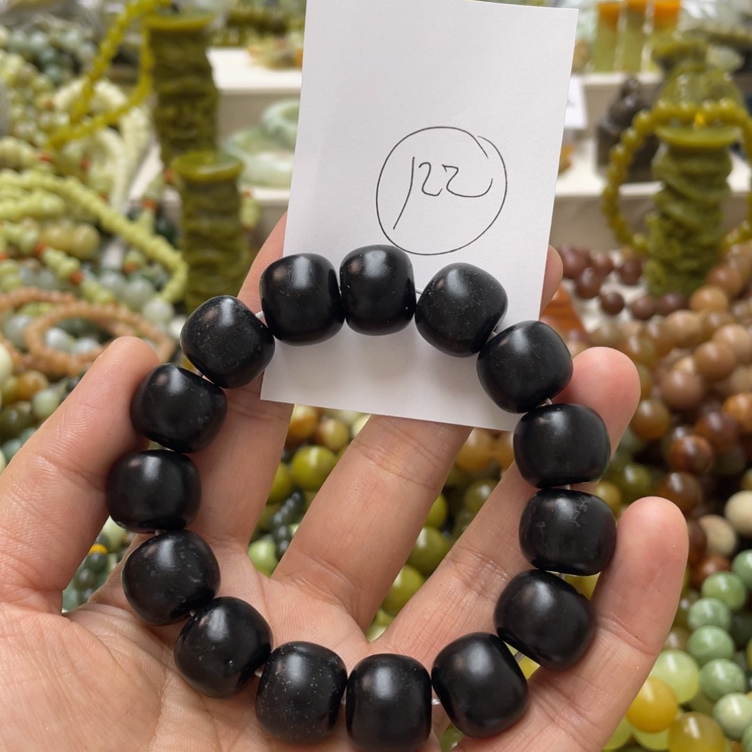 蛇纹石玉手链未镶嵌