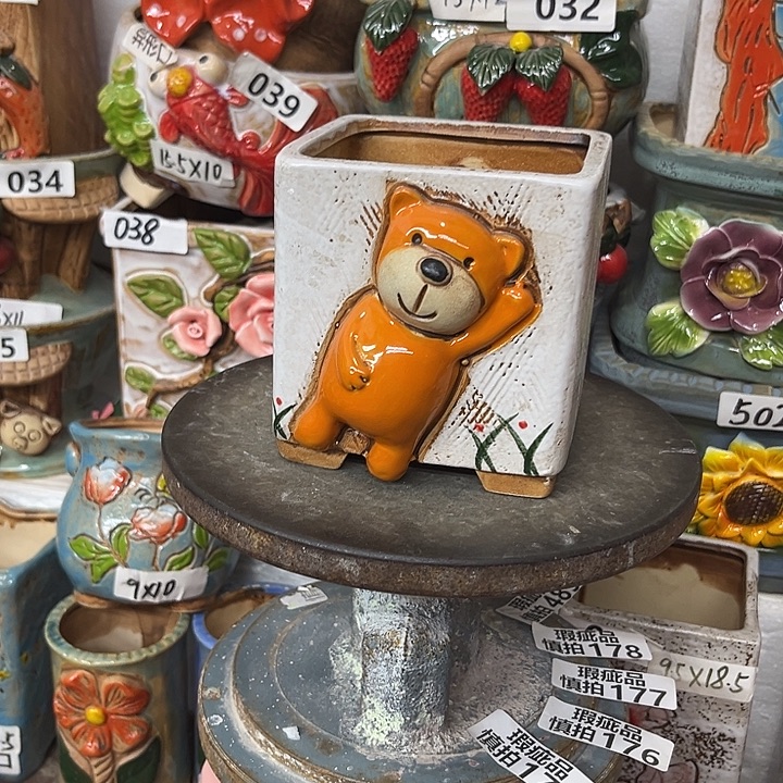 粗陶材质多肉花盆