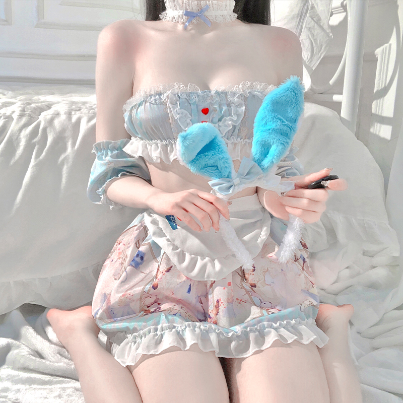 女四季均码黑色套装睡衣/睡裙