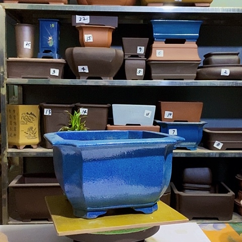 红陶宜兴紫砂花盆